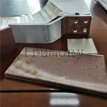 Copper aluminum composite panel for vehicle battery